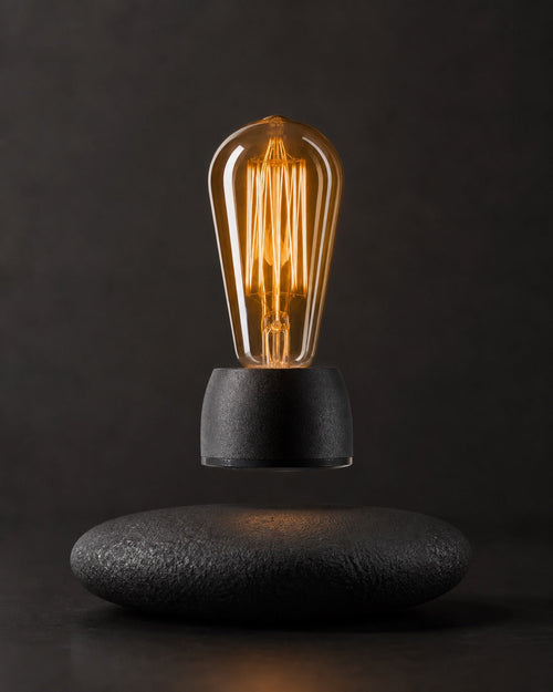 Hoverstone Light Edison levitating bulb detail